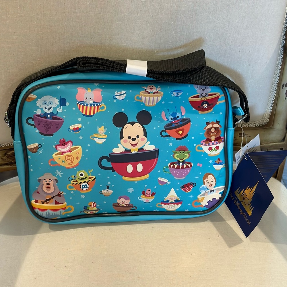 Walt Disney World Parks 50th Jerrod Maruyama Magic Kingdom Cuties Crossbody Bag - Picture 2 of 5